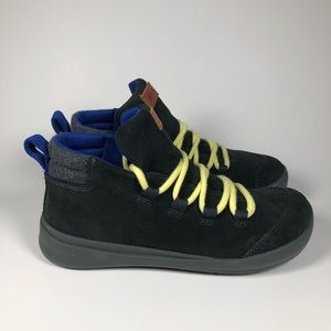 Camper Kids Sneakers- Black Suede Lace Up- Size13